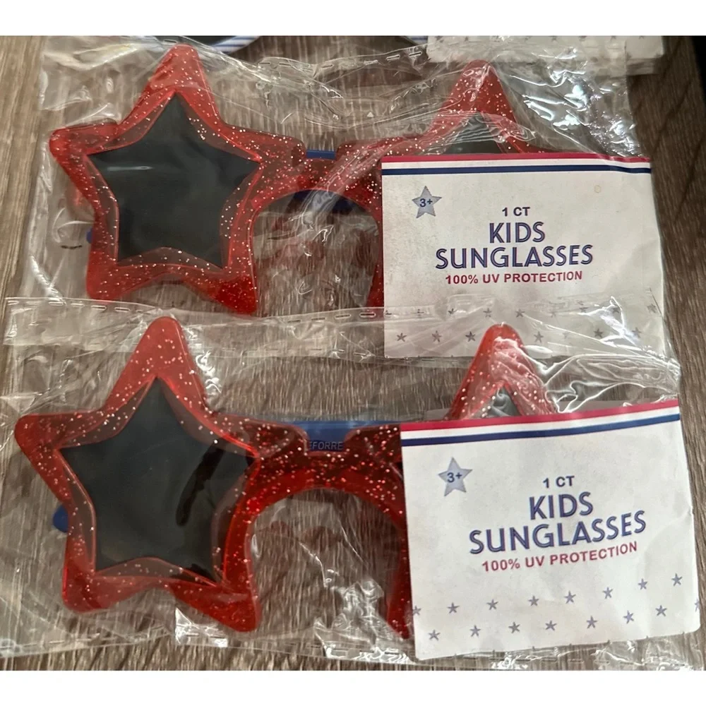 Brand New! Set Of 3 Holiday Festive 4th Of July Sunglasses